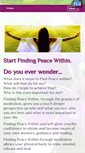 Mobile Screenshot of findpeacewithin.com