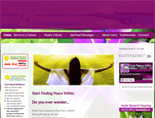 Tablet Screenshot of findpeacewithin.com